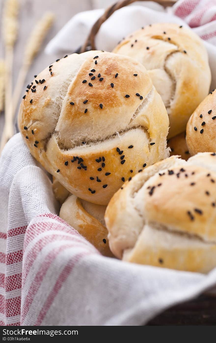 Homemade bread loafs