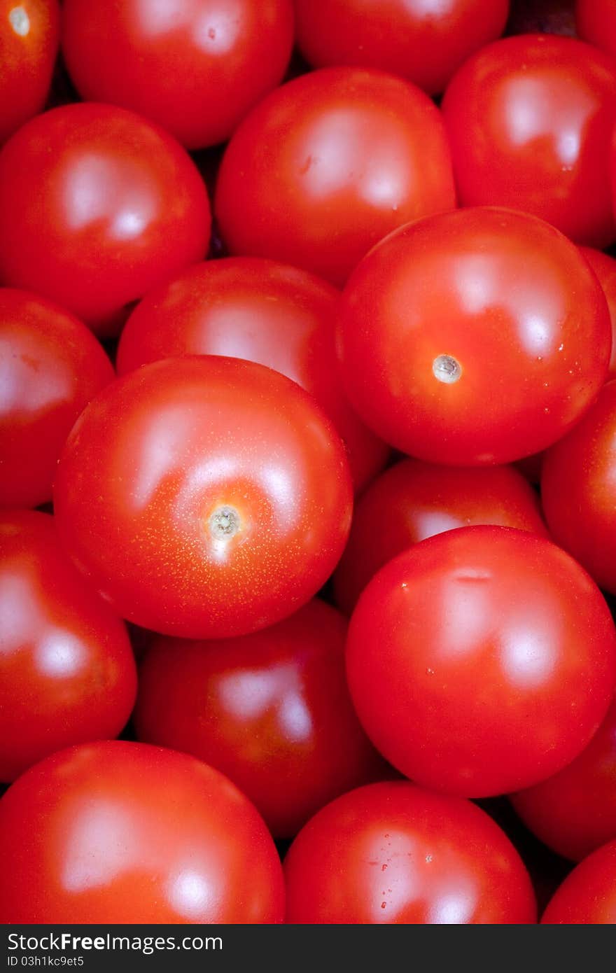 Many cherry tomatoes