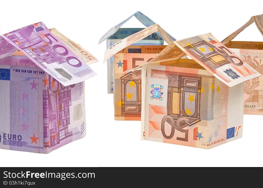 Expensive Houses From Euro Banknotes