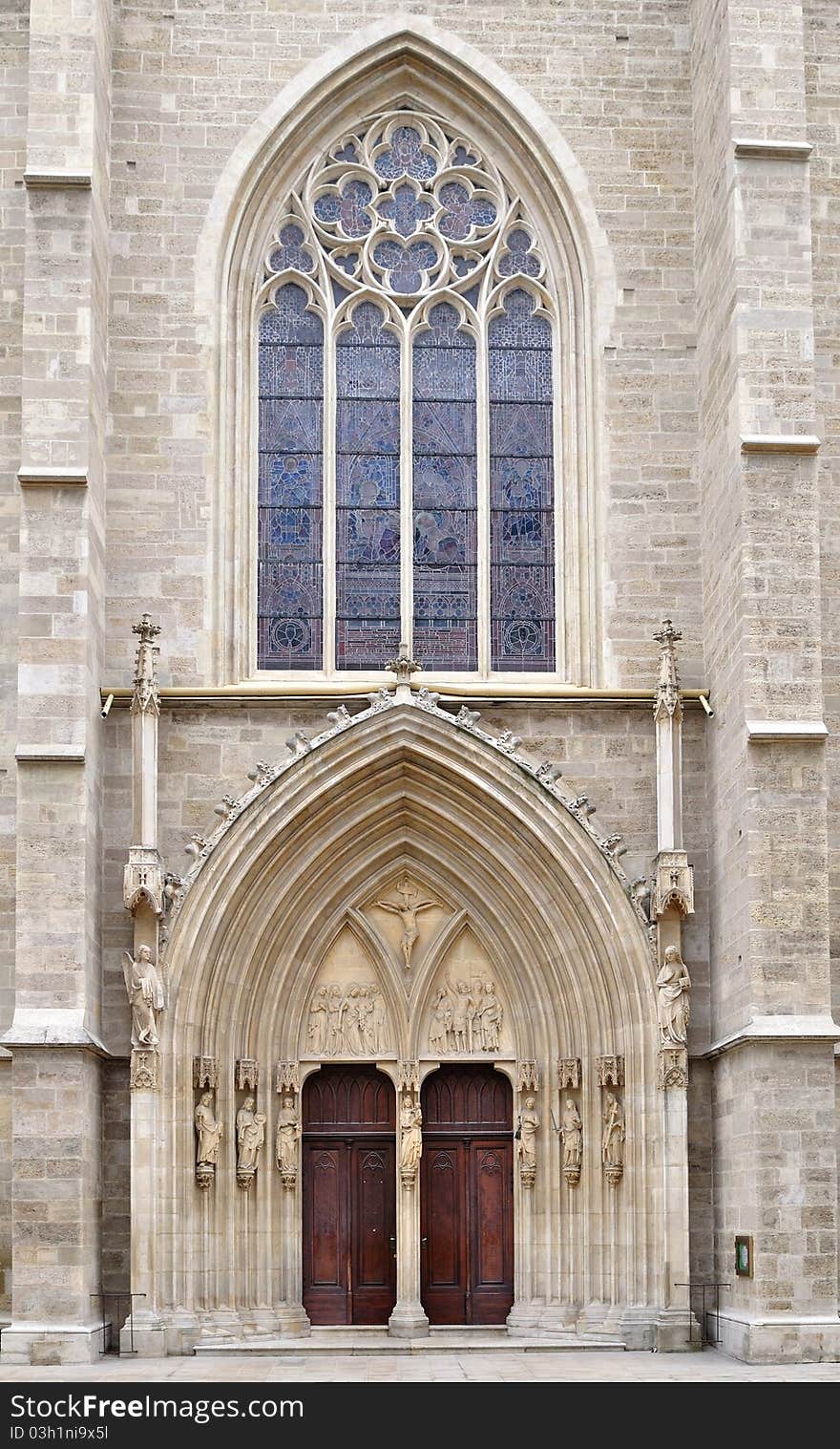 Portal of Minoriten kirche in Vienna,Austria. Portal of Minoriten kirche in Vienna,Austria