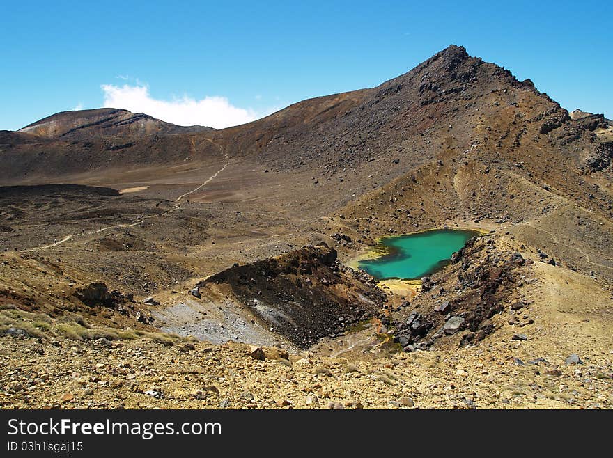 Emerald lakes