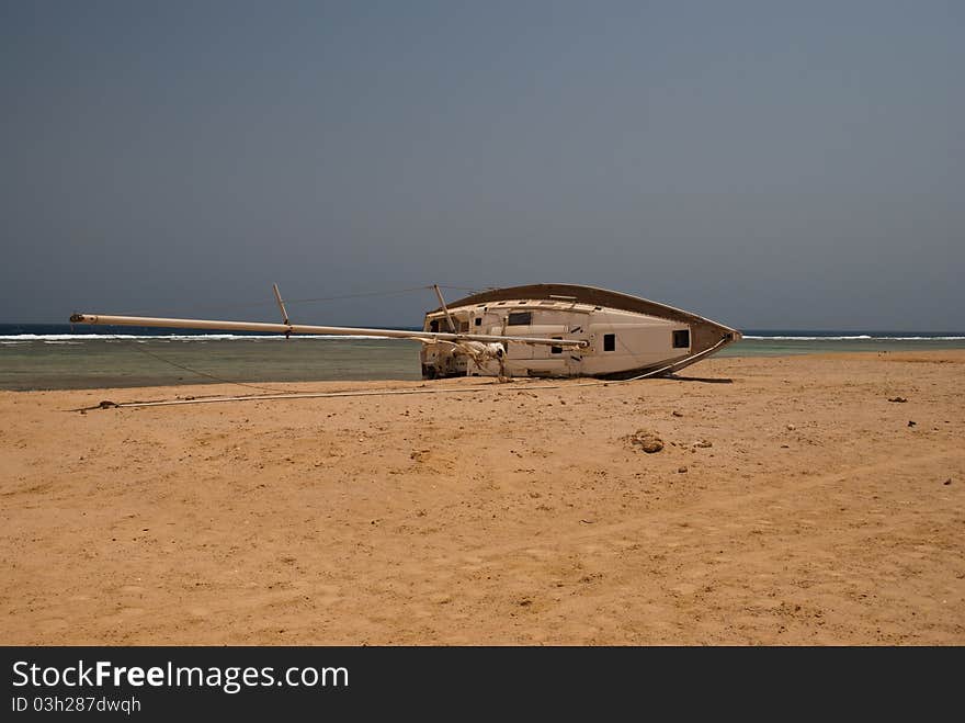 Abandoned ship wreck