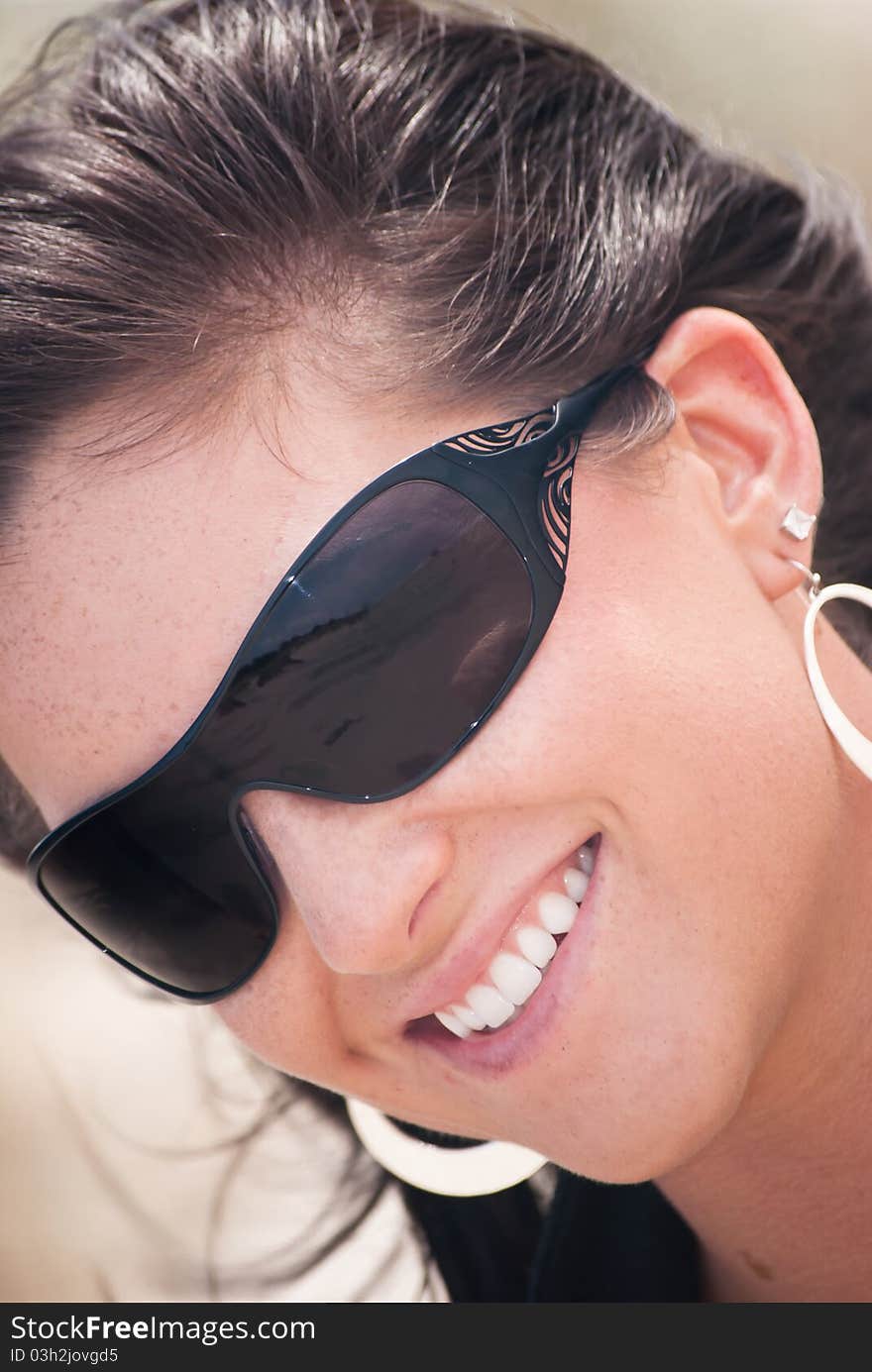 Female with Sunglasses Portrait