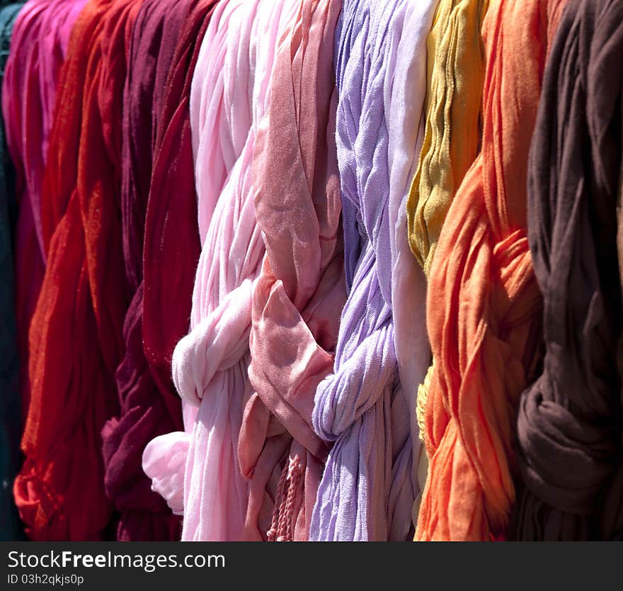 Colored fabric