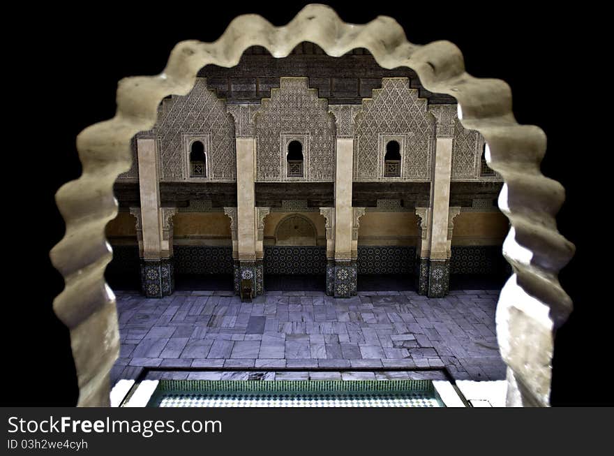 The courtyard of medina (Fez)