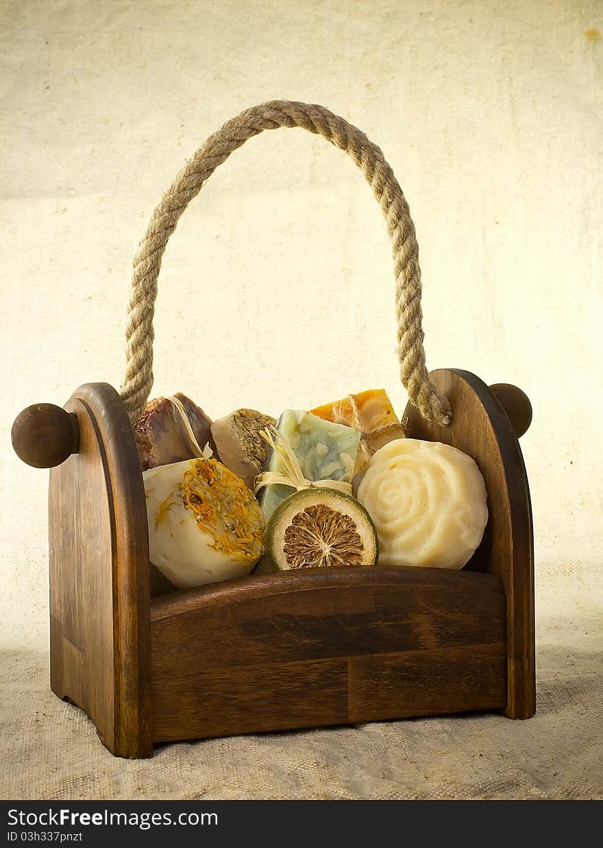 Handmade soap.