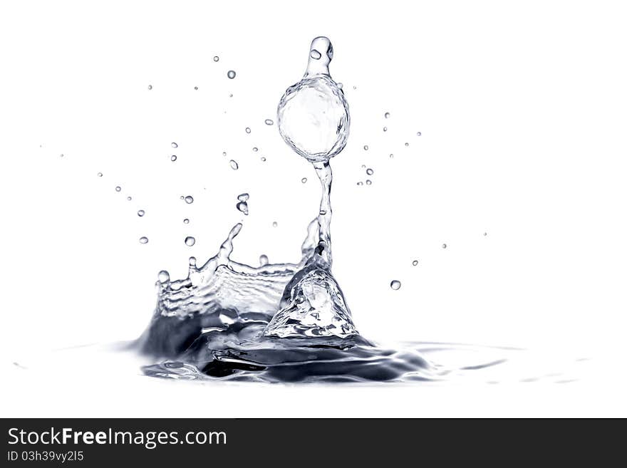 Splash on a water surface