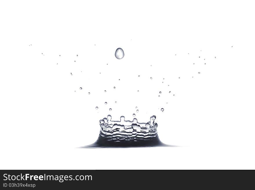 Splash on a water surface