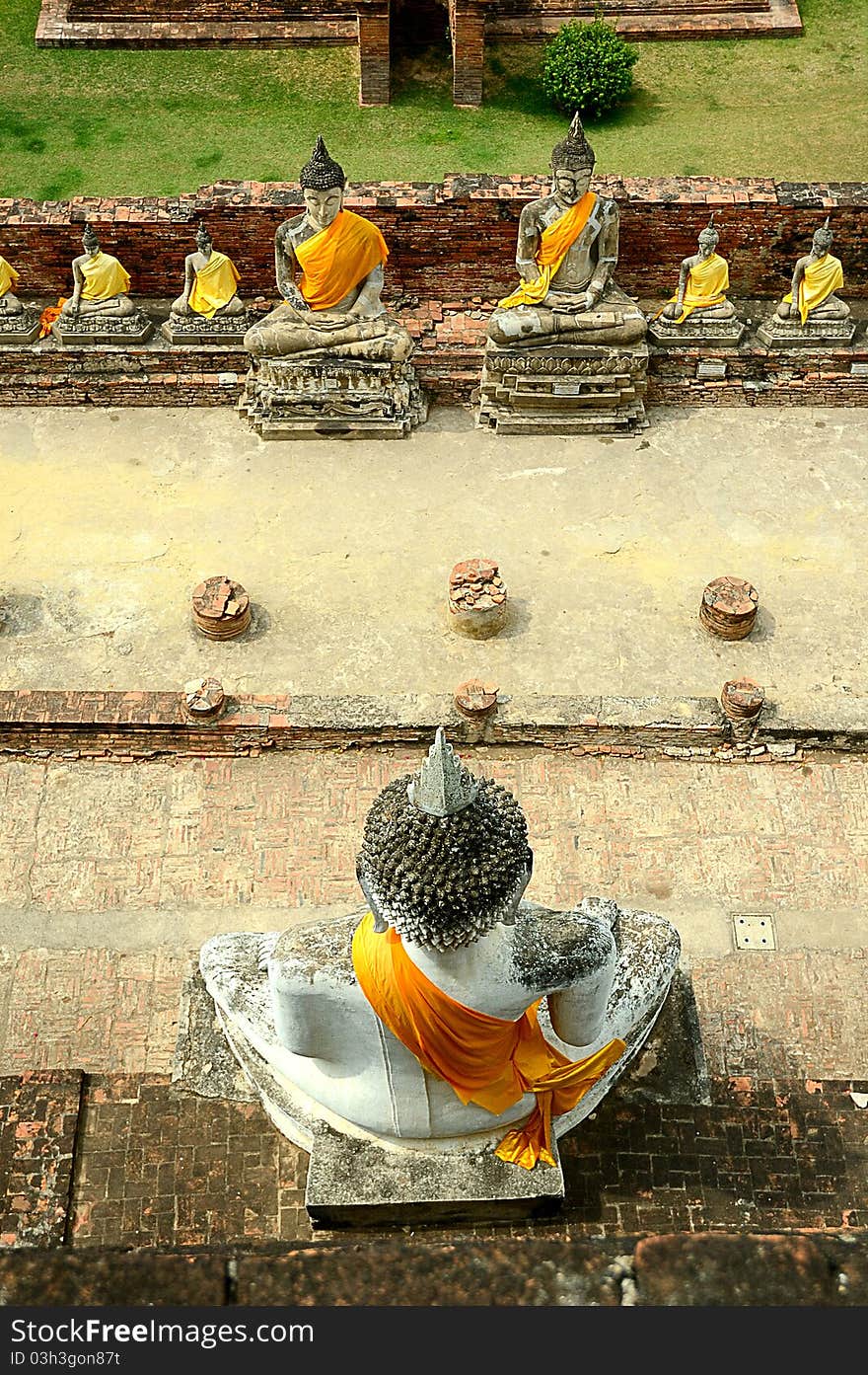 Buddha statue temple thai style