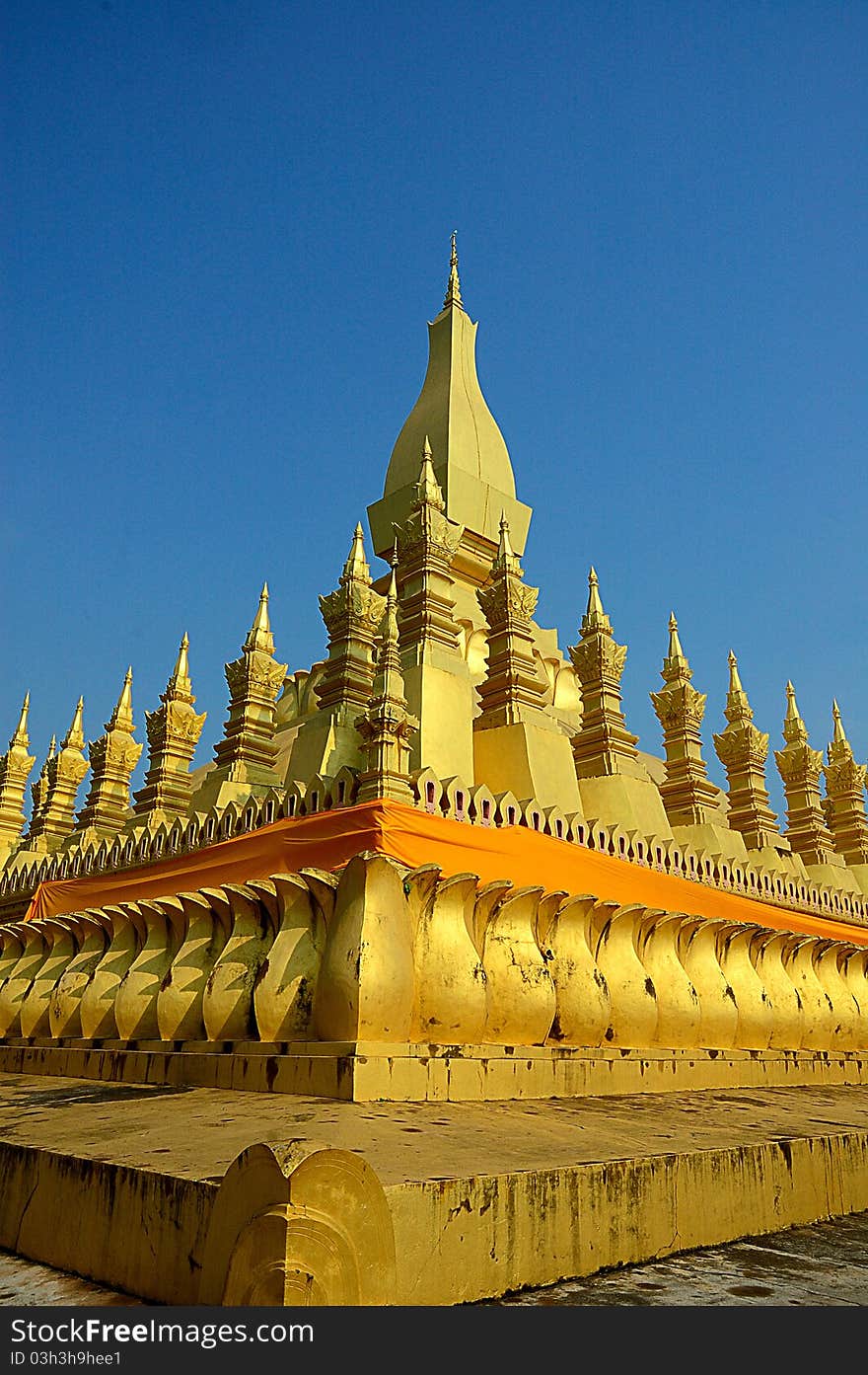 Lao style temple at that luang