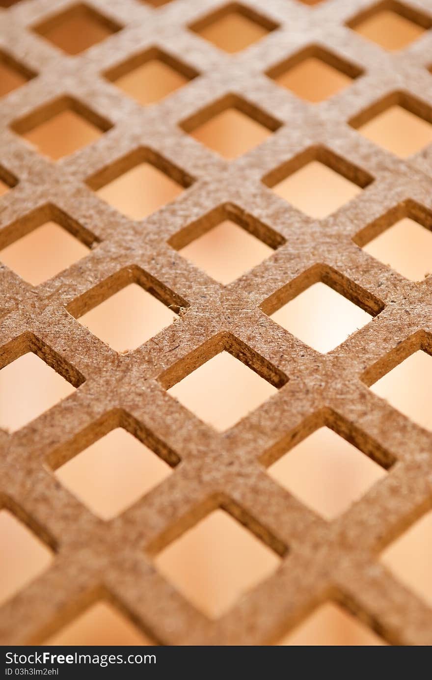 Rhomb panel, view from above