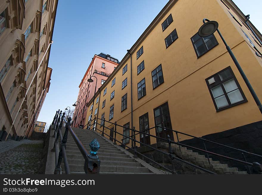 Södra Mälarstrand in the inner of Stockholm city.