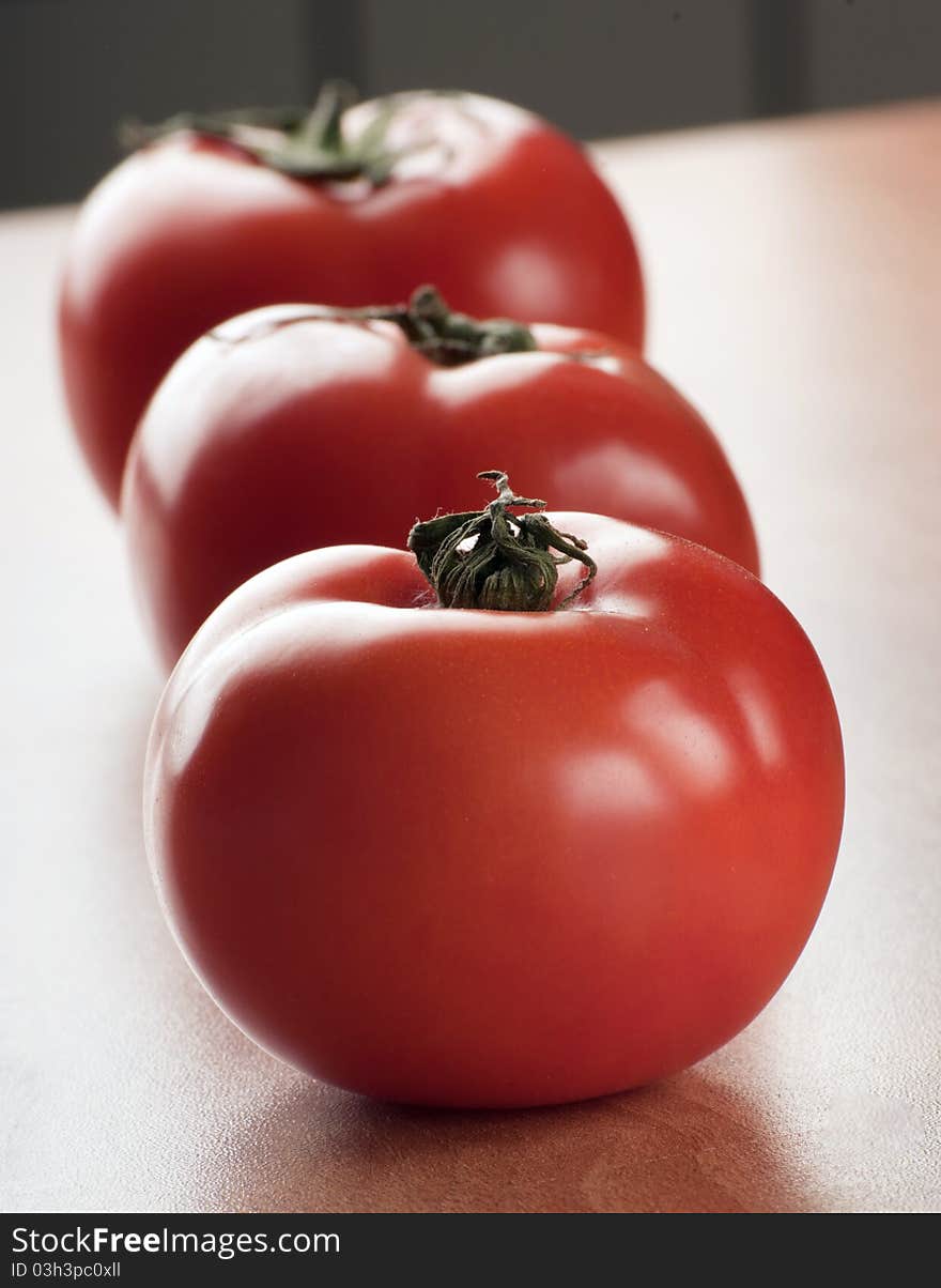 Group of tomatoes close up