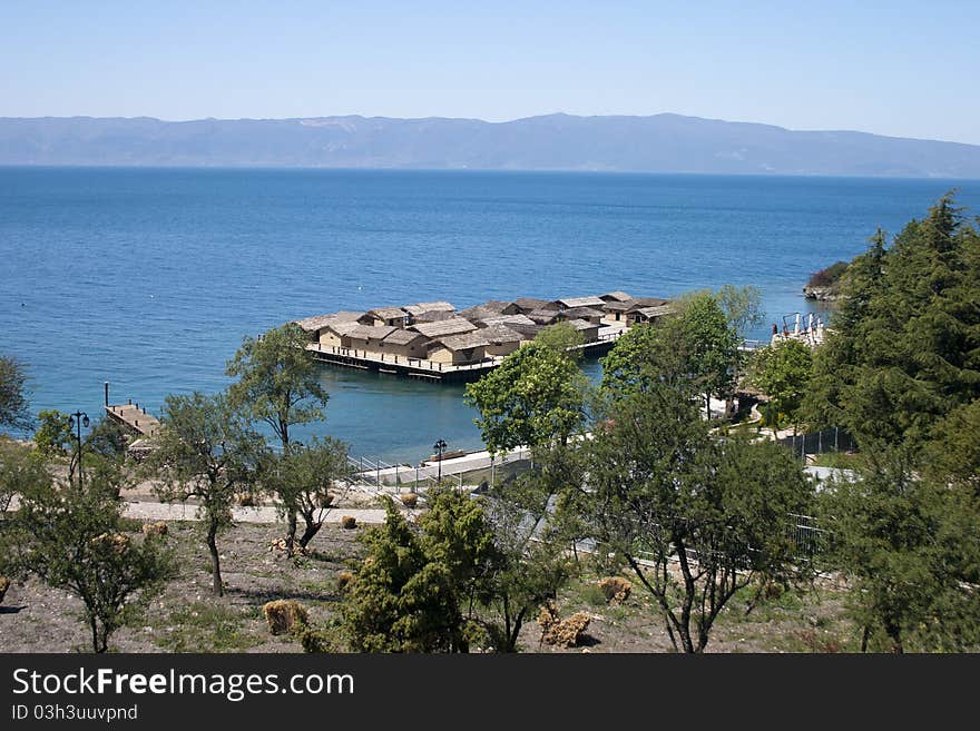 Macedonian village on water