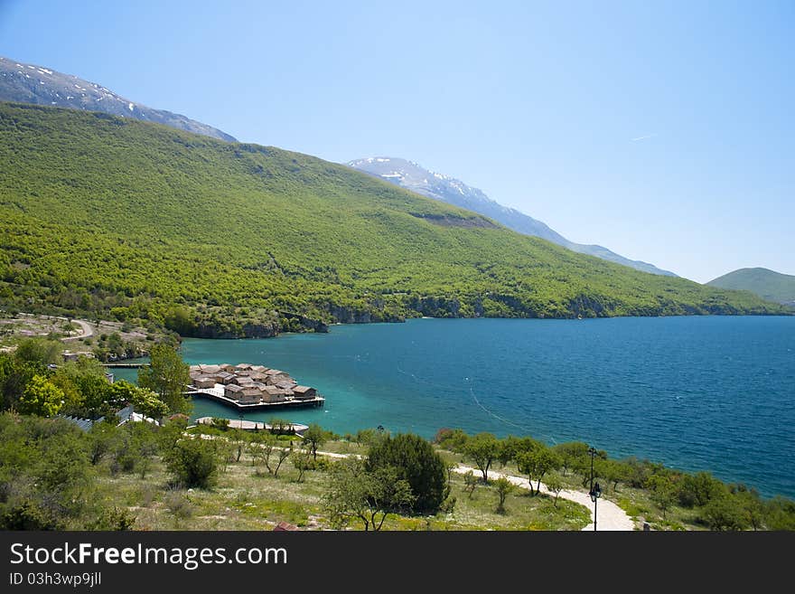 Macedonian village on water