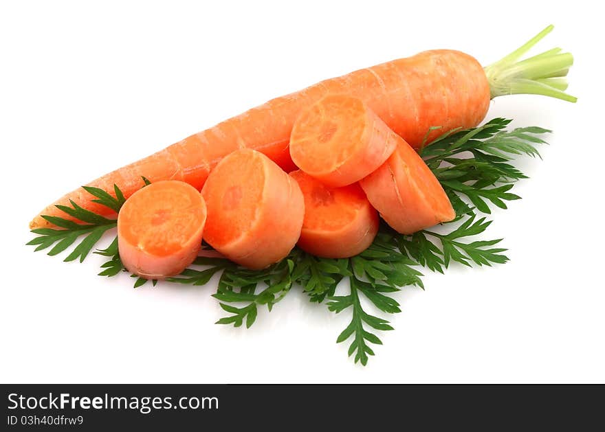 Young Carrots With Leaves