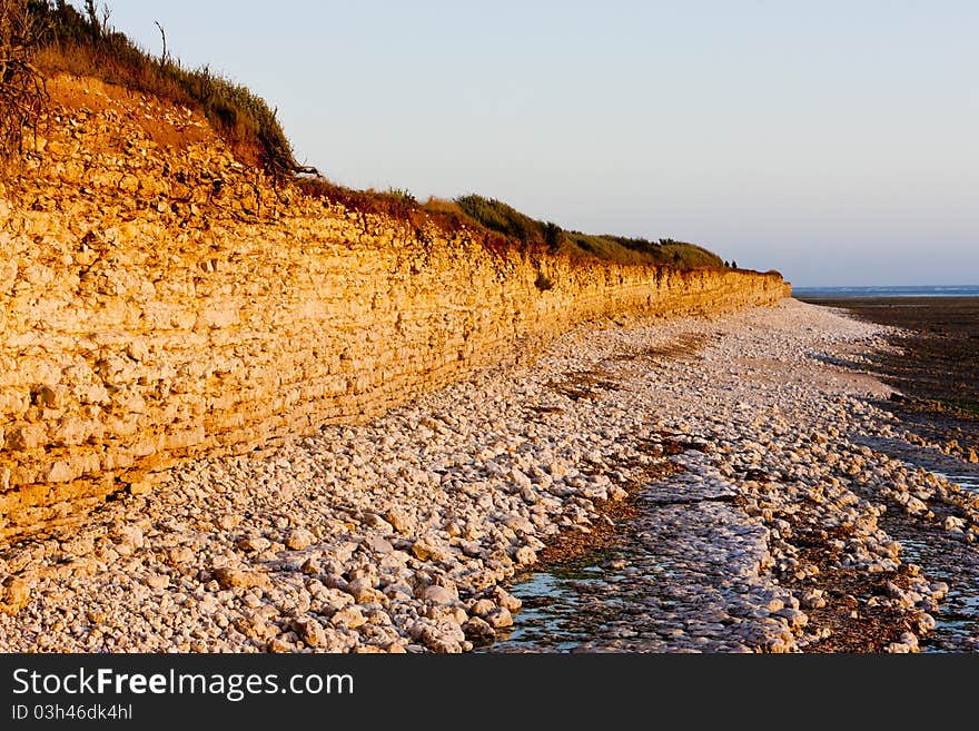 Coast of Oleron Island