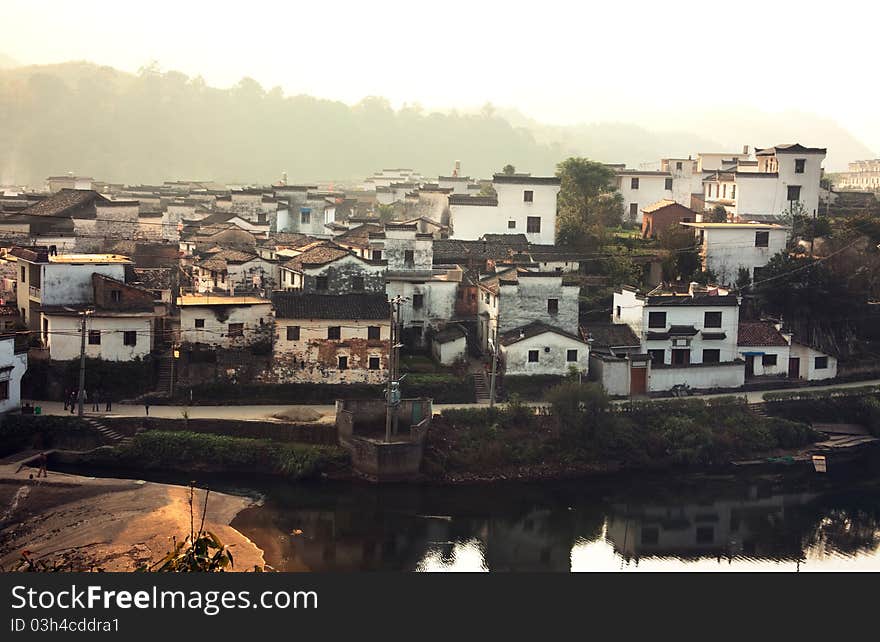 China Country Town in Wu Yuan