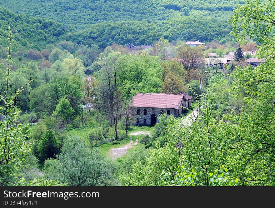 View of Bulgarian Village