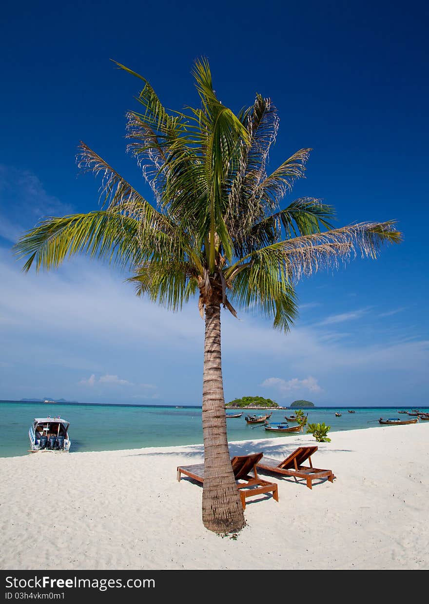 Resort on the beach of Thailand