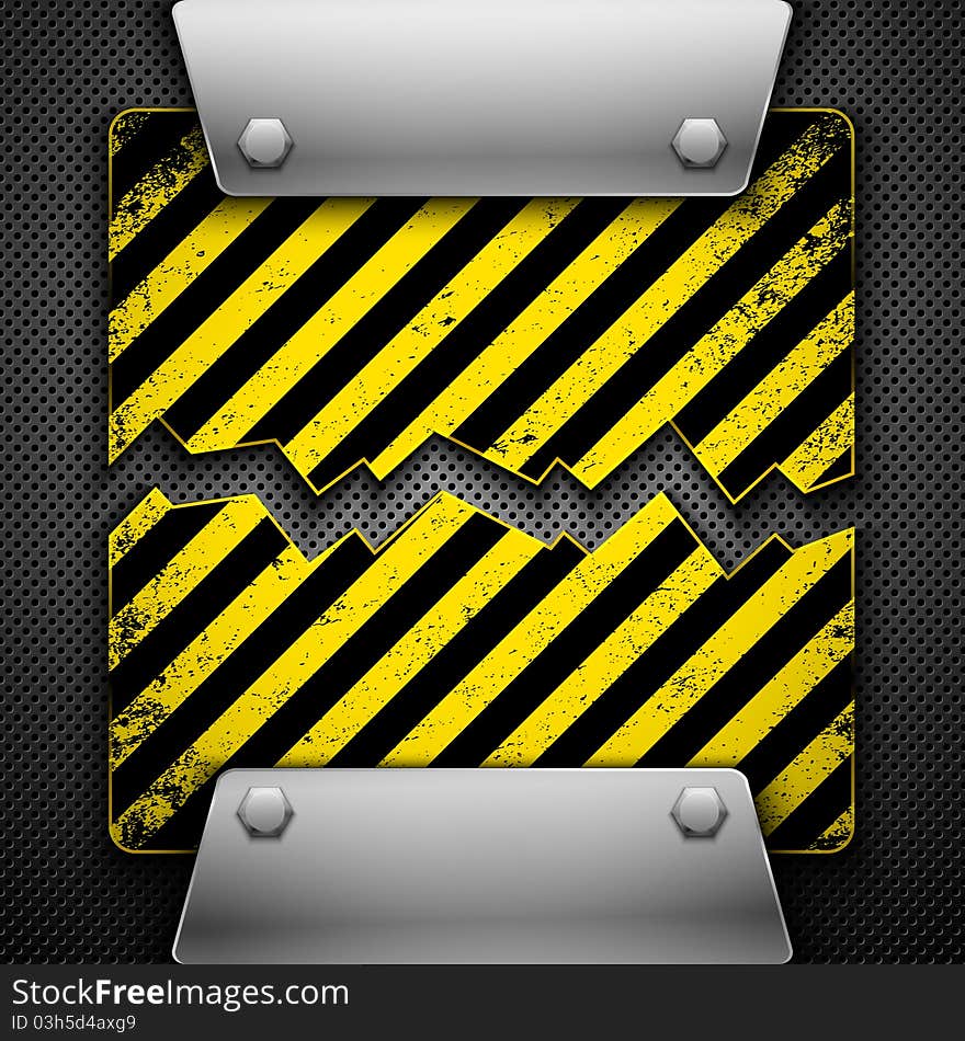 Abstract metal background. Vector illustration.