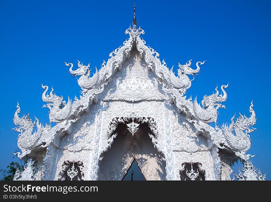 Roof of temple in Thailand. Roof of temple in Thailand