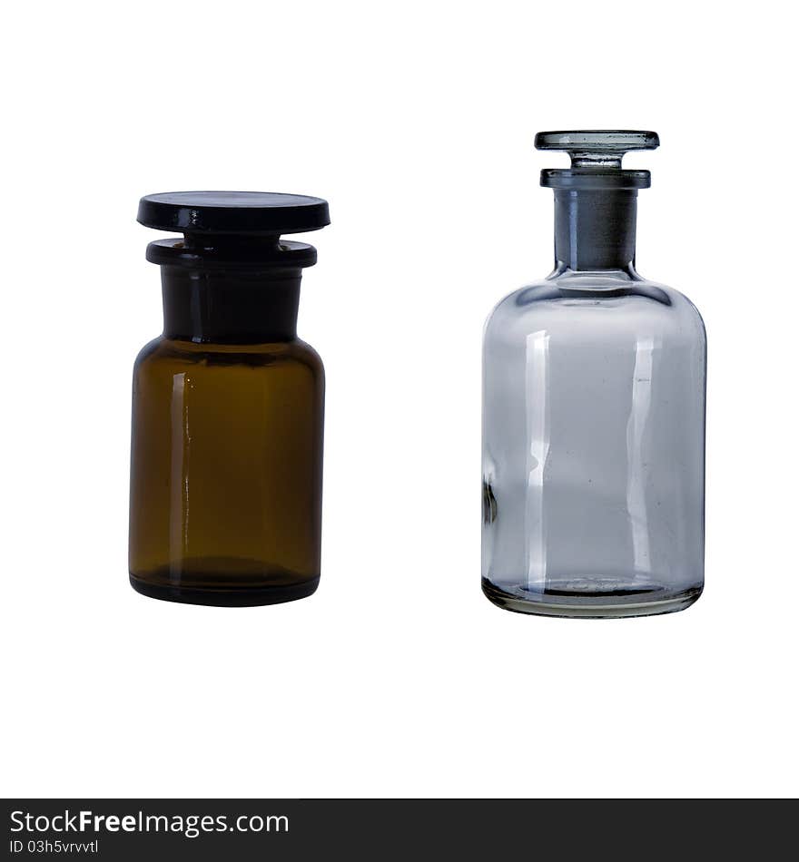 2 small containers used in chemical industry. 2 small containers used in chemical industry