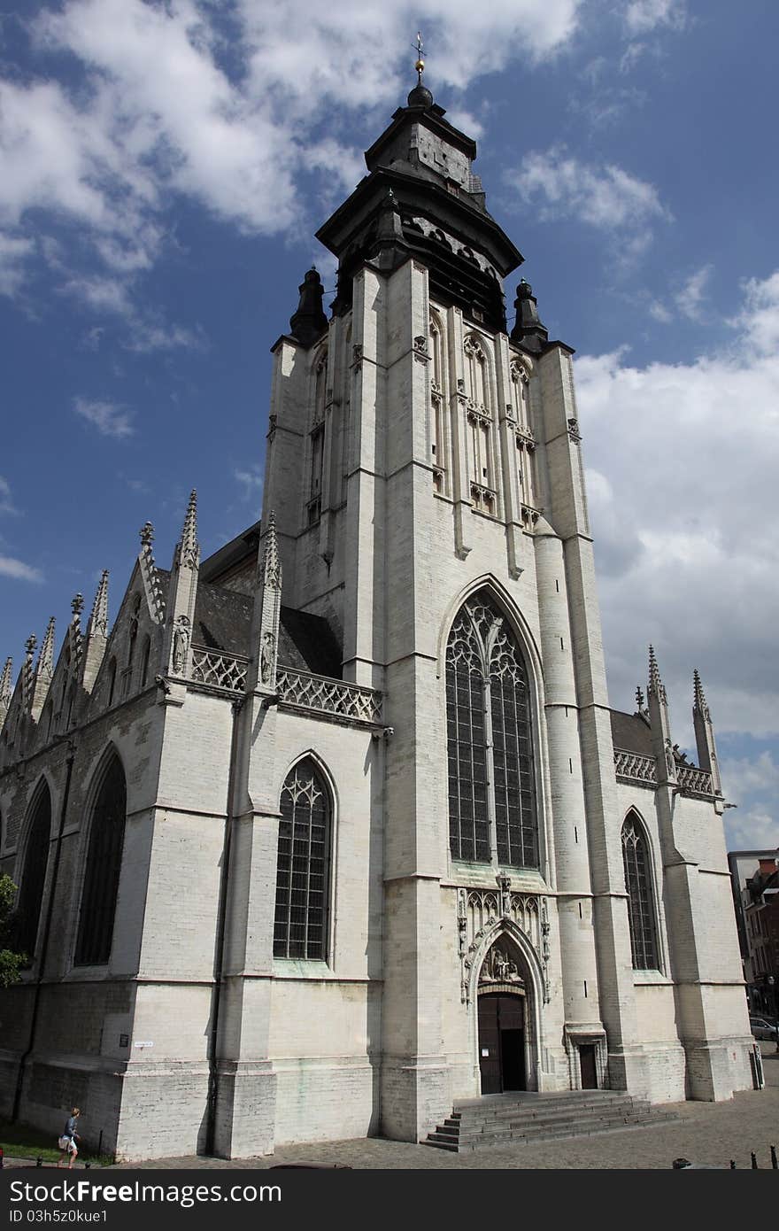 Late Gothic Church In Brussels