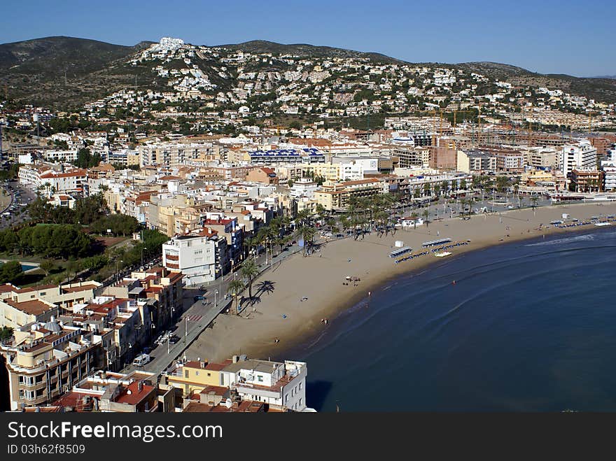 Views of the City - Peniscola (Castellon) Costa Azahar-Spain-Maestrat Baix. Views of the City - Peniscola (Castellon) Costa Azahar-Spain-Maestrat Baix