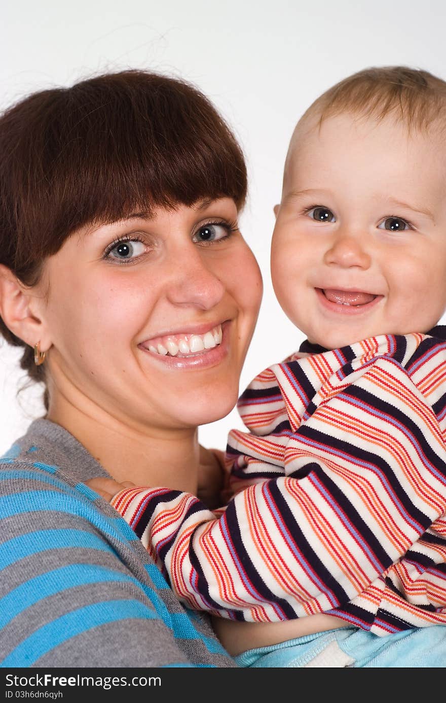 Mother Holds Her Baby