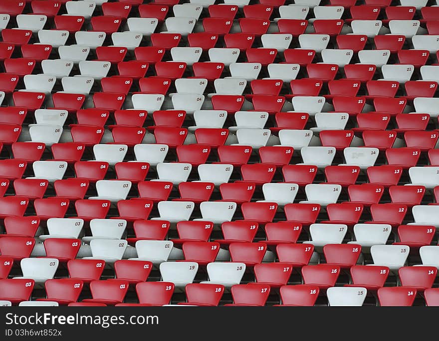 Auditorium  And  Chairs In Stadium