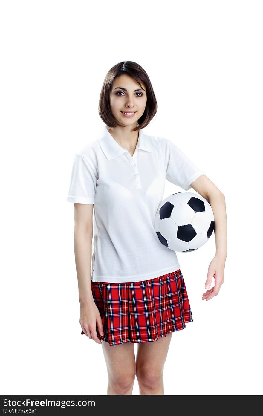 Girl with ball