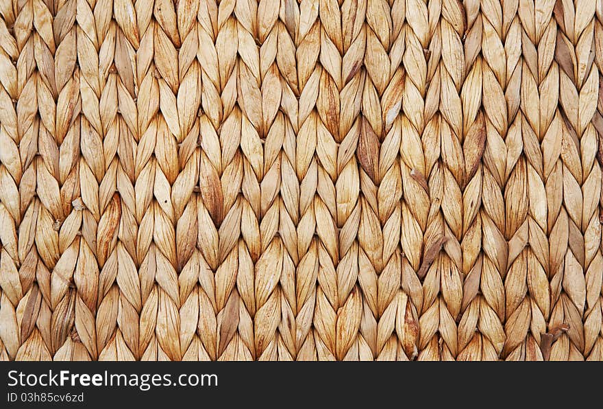 Basket texture background of wicker rings