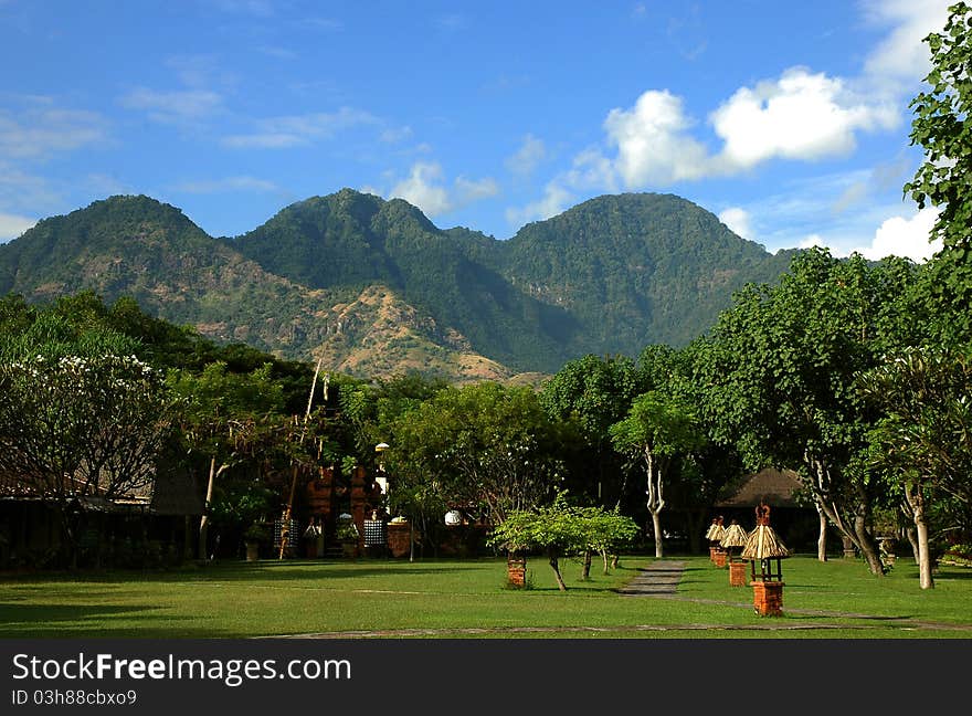 Mountain view at Pemuteran, North of Bali