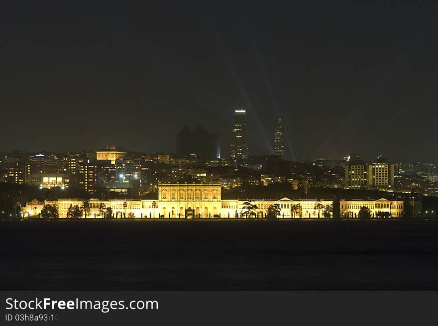 Dolmabahce Palace from Bosphorus, Turkey-Istanbul. Dolmabahce Palace from Bosphorus, Turkey-Istanbul