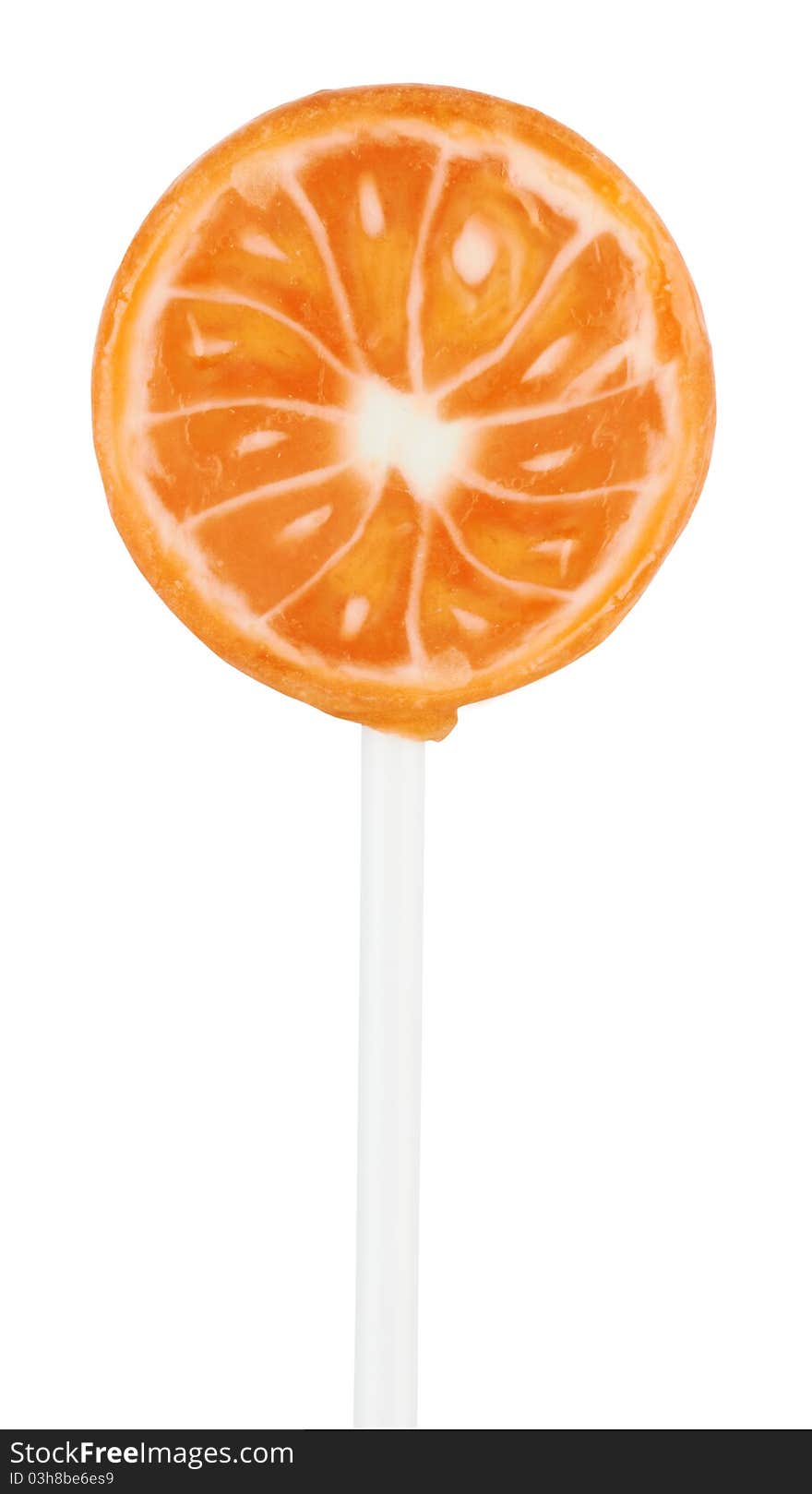 Lollipop isolated on white background