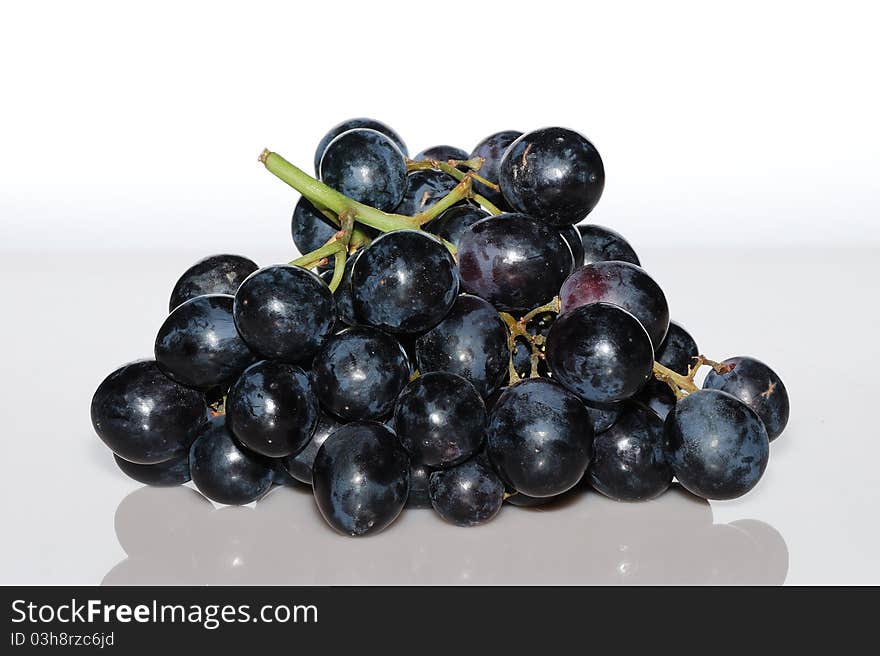 Blue Grapes From The Front