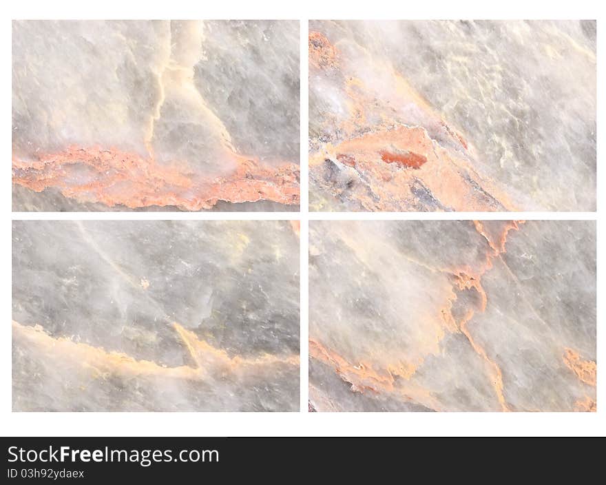 Set Of Marble Background.