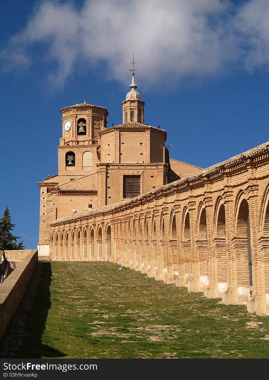 Basilica de Nuestra Señora del Romero - Cascante, Spain. Basilica de Nuestra Señora del Romero - Cascante, Spain