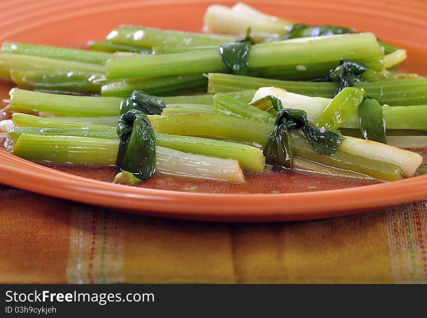 Onion and celery bundles