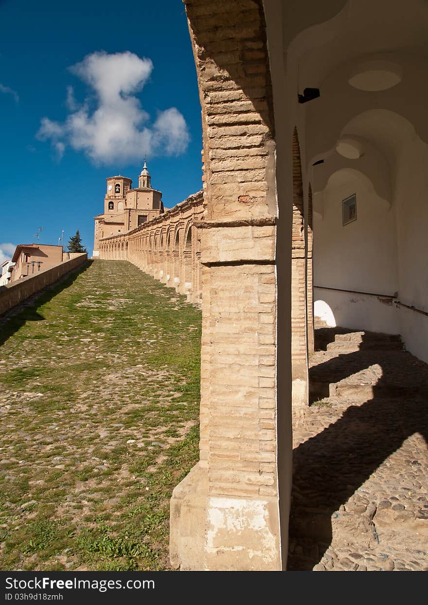 Basilica de Nuestra Señora del Romero - Cascante, Spain. Basilica de Nuestra Señora del Romero - Cascante, Spain