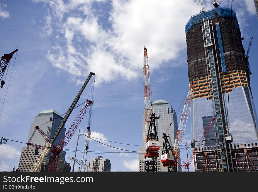 Ground Zero construction works in New York