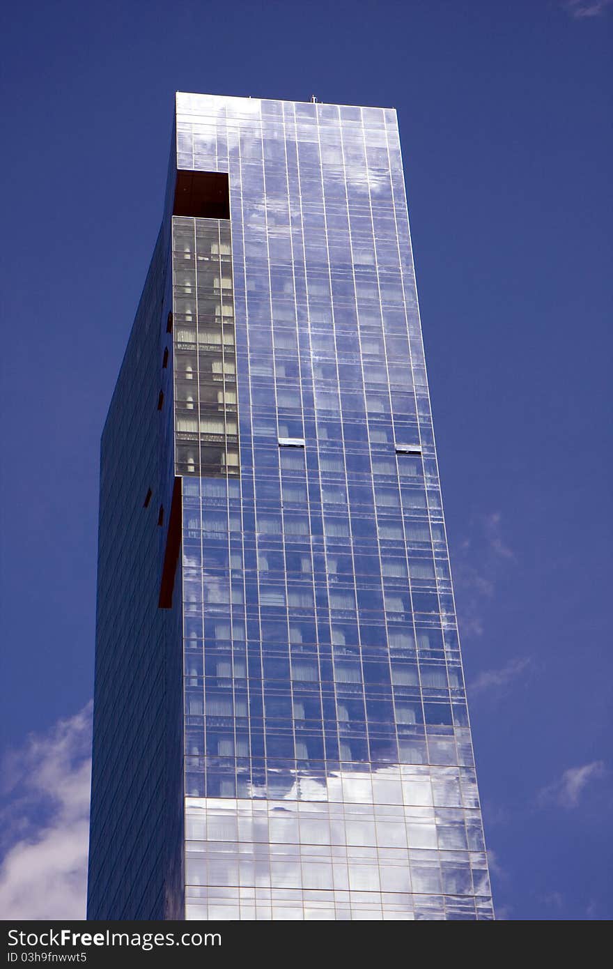 Closeup to building in midtown Manhattan, New York. Closeup to building in midtown Manhattan, New York