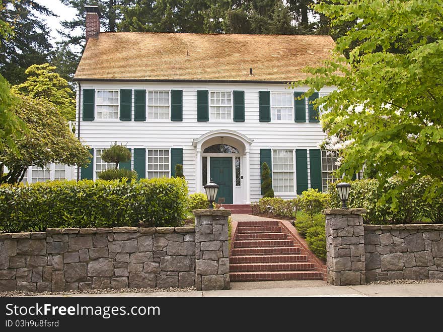 Traditional Clapboard House