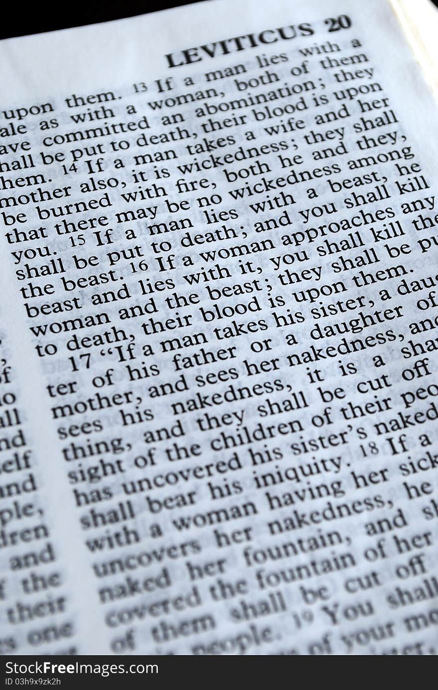 Leviticus in the Christian Bible