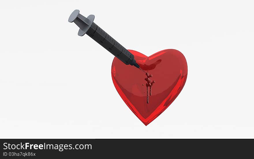 Heart And Syringe