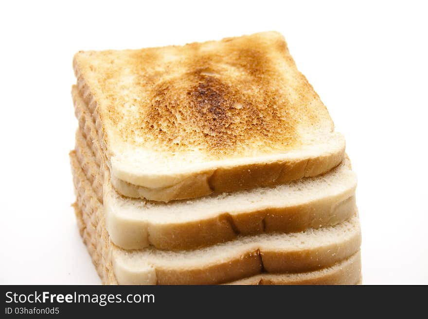 Toast brown baked