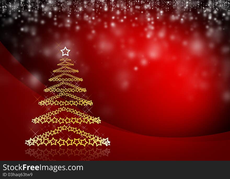 Abstract Christmas Tree