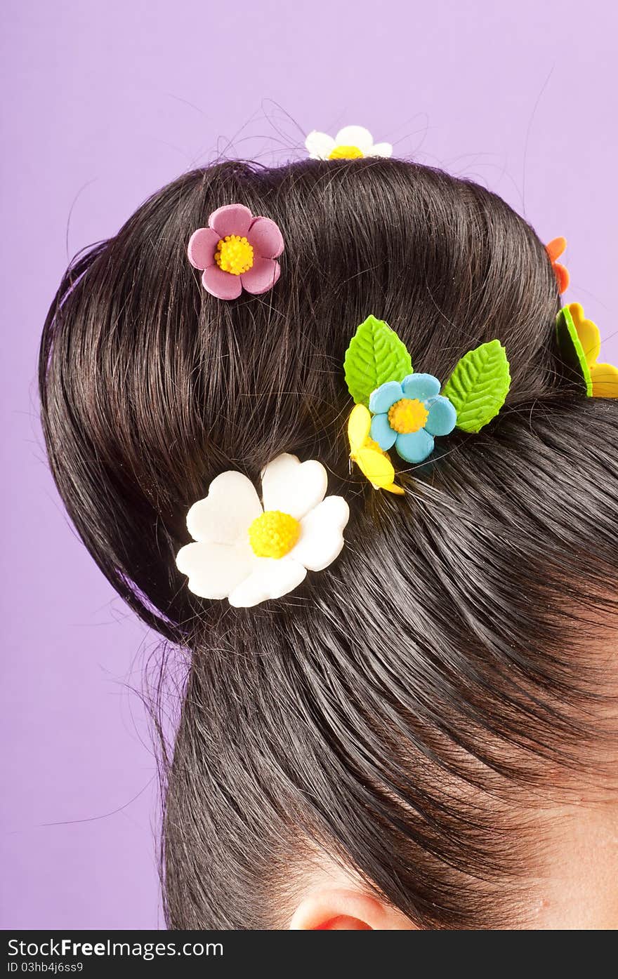 Beauty  Hairstyle With Candy