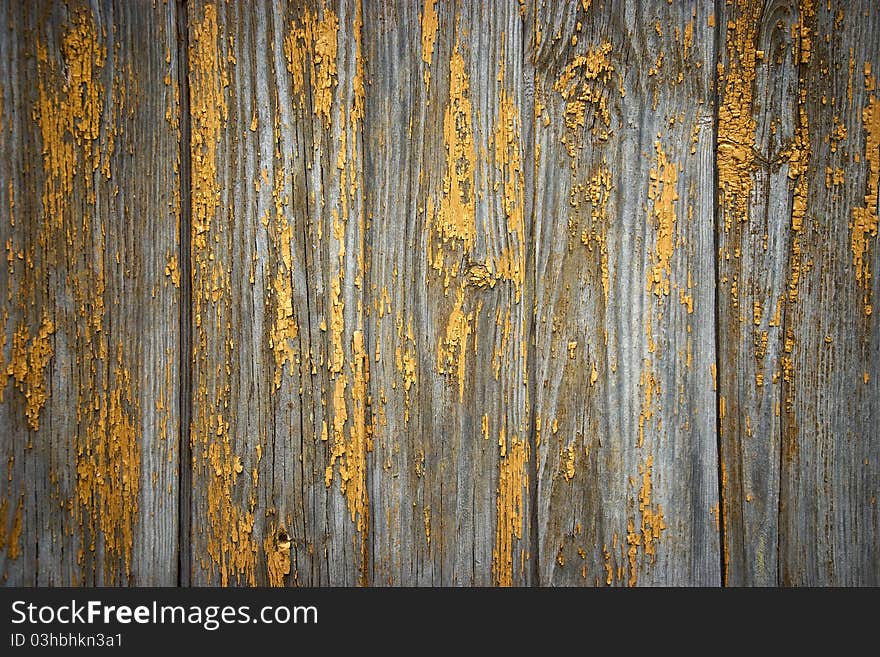 Close up of an aged wooden background